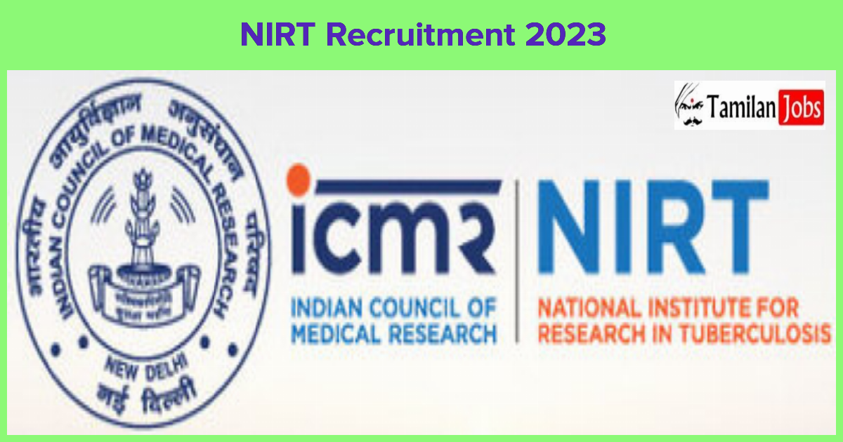 NIRT Recruitment 2023