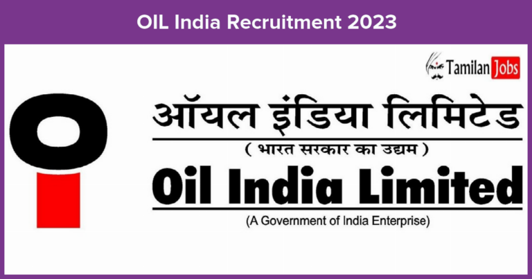 OIL India Recruitment 2023