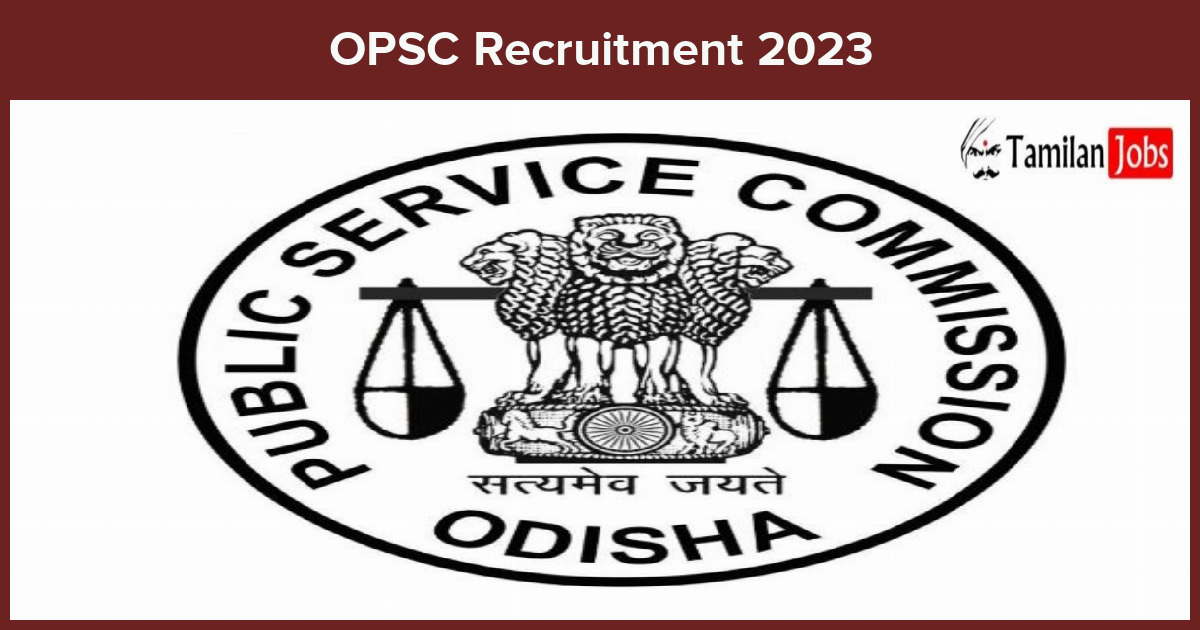 OPSC-Recruitment-2023