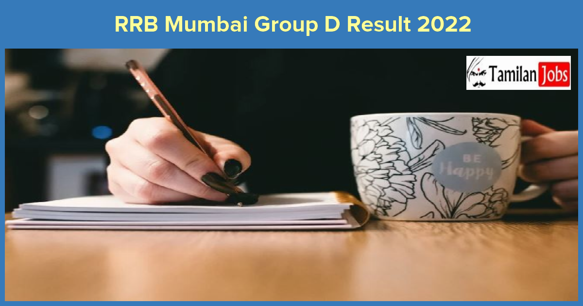 RRB Mumbai Group D Result 2022