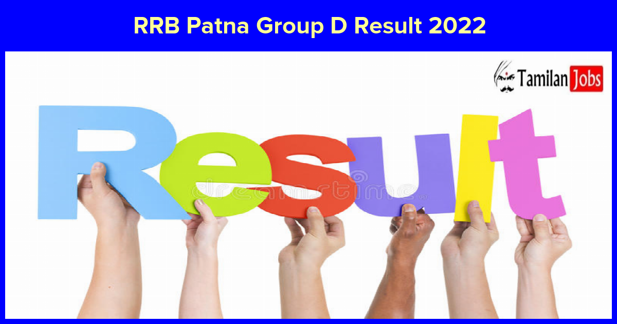 RRB Patna Group D Result 2022