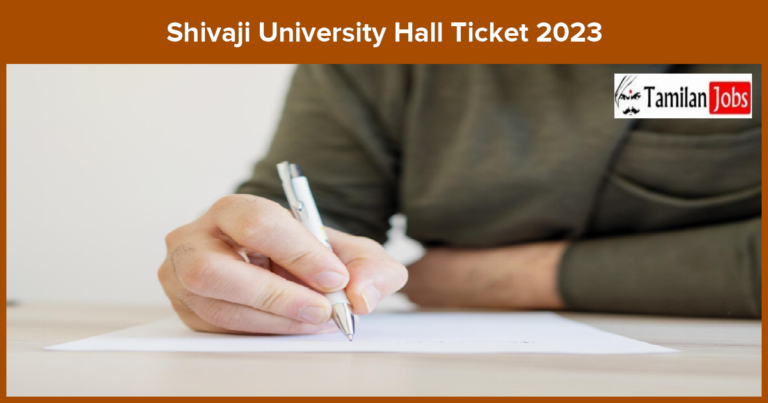 Shivaji University Hall Ticket 2022