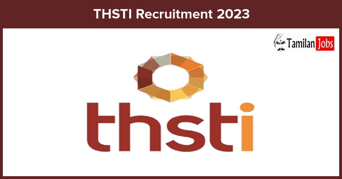 Thsti-Recruitment-2023