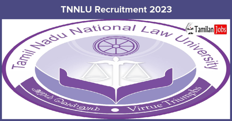 TNNLU Recruitment 2023