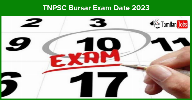 TNPSC Bursar Exam Date 2023 (Released) Direct link to Download Hall Ticket Here