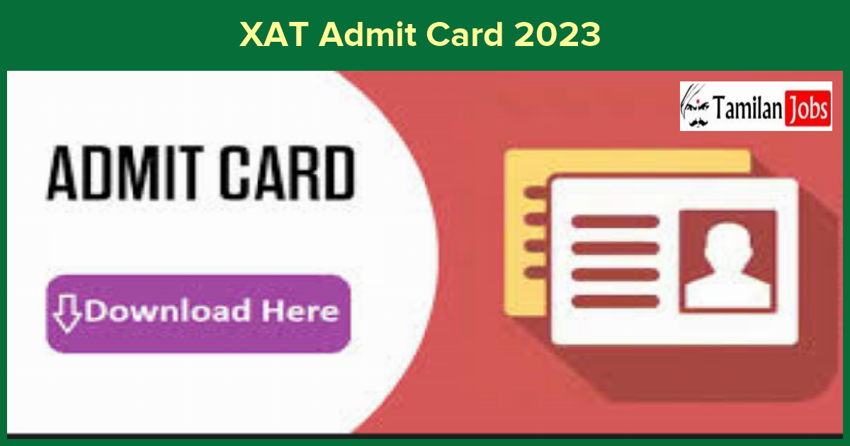XAT Admit Card 2023 