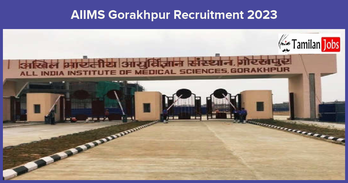 AIIMS-Gorakhpur-Recruitment-2023