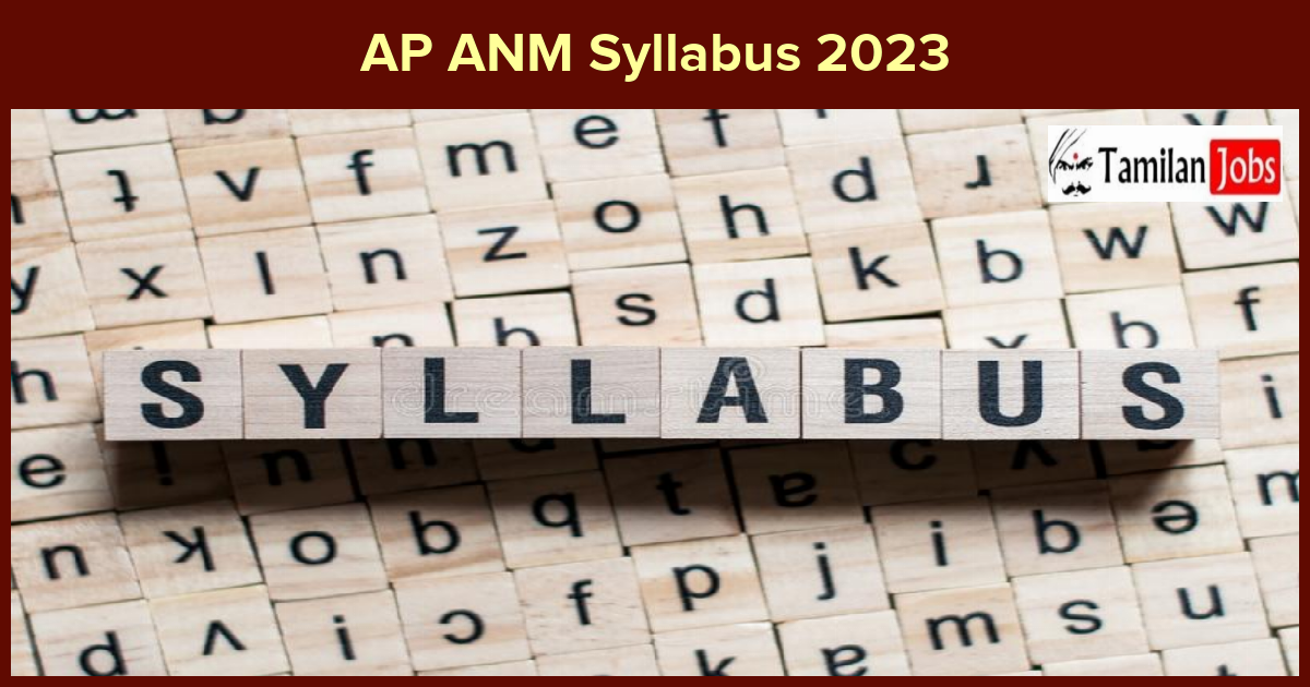 AP ANM Syllabus 2023