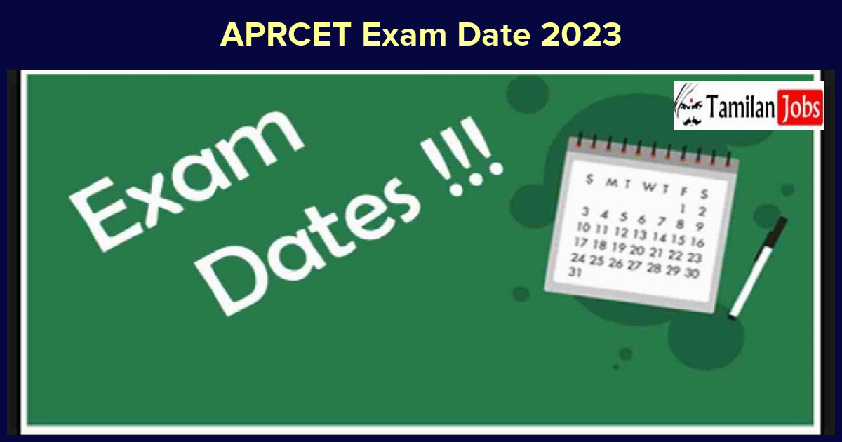 APRCET Exam Date 2023