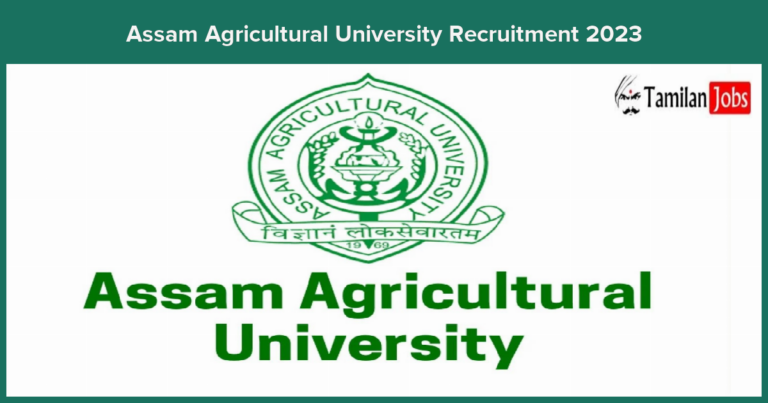 Assam-Agricultural-University-Recruitment-2023