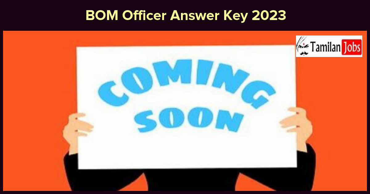 BOM Officer Answer Key 2023