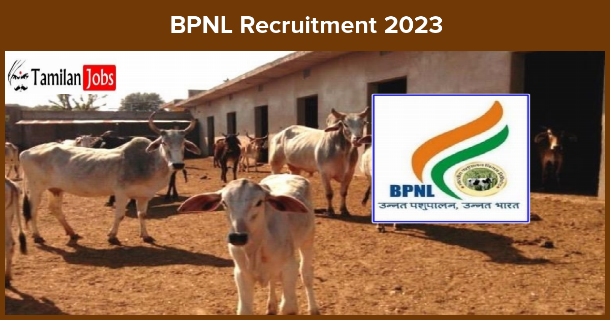 BPNL Recruitment 2023