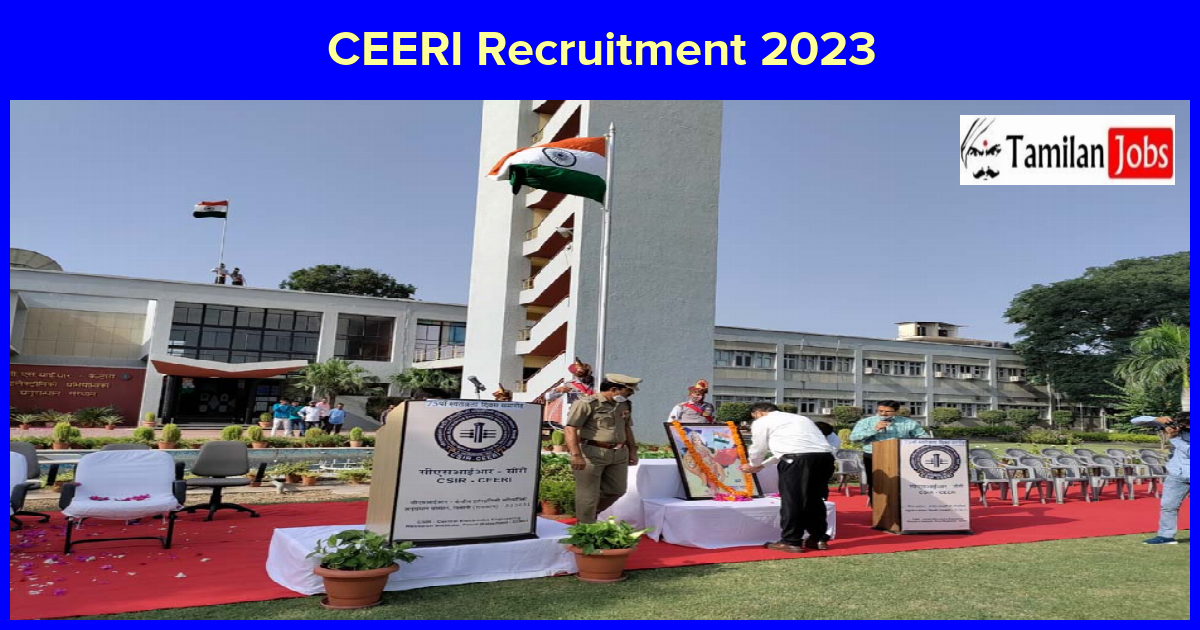 CEERI Recruitment 2023