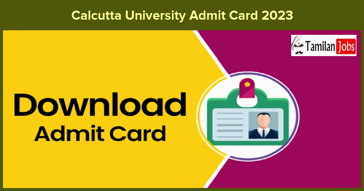 Calcutta University Admit Card 2023