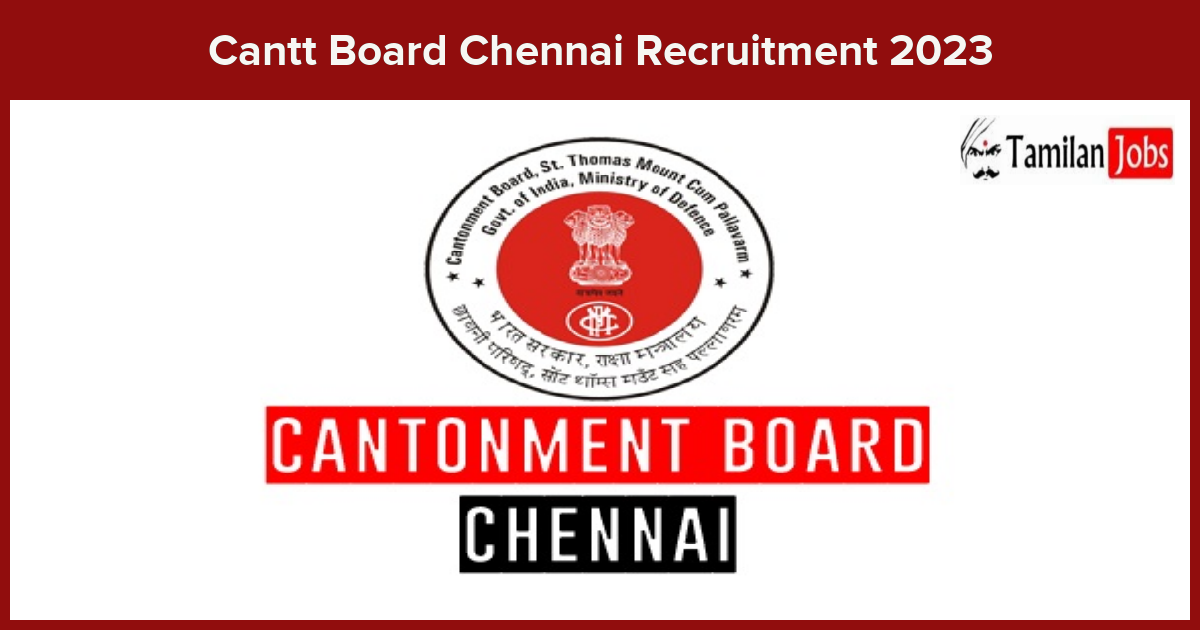 Cantt-Board-Chennai-Recruitment-2023