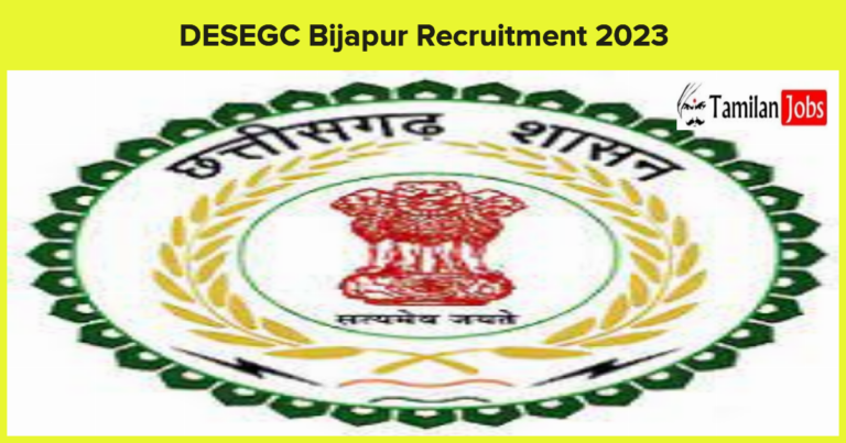 DESEGC Bijapur Recruitment 2023