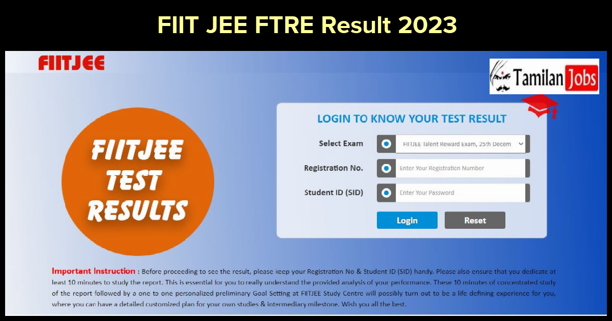 Fiit Jee Ftre Result 2023