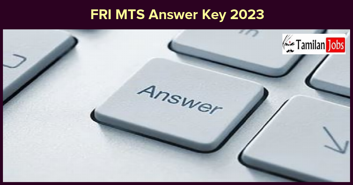FRI MTS Answer Key 2023