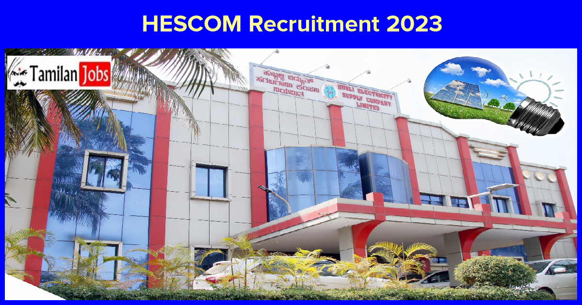 Hescom Recruitment 2023