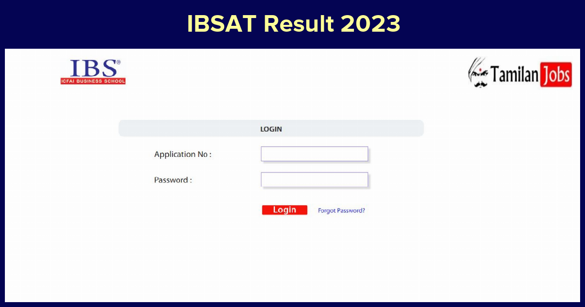 IBSAT Result 2023