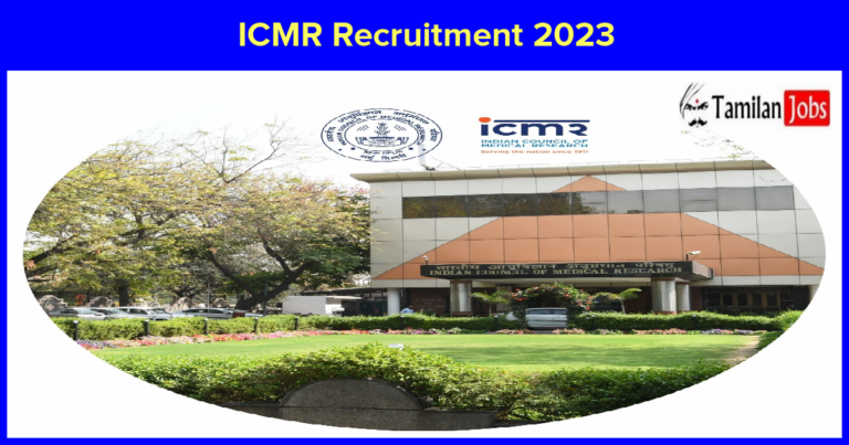 ICMR Recruitment 2023