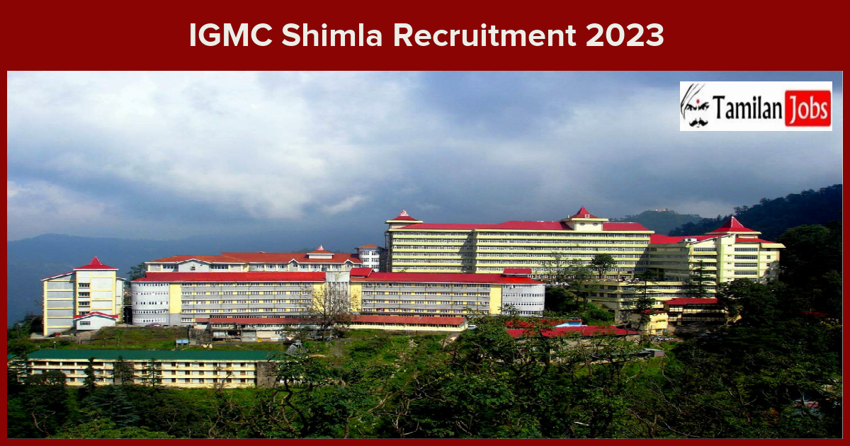 IGMC-Shimla-Recruitment-2023