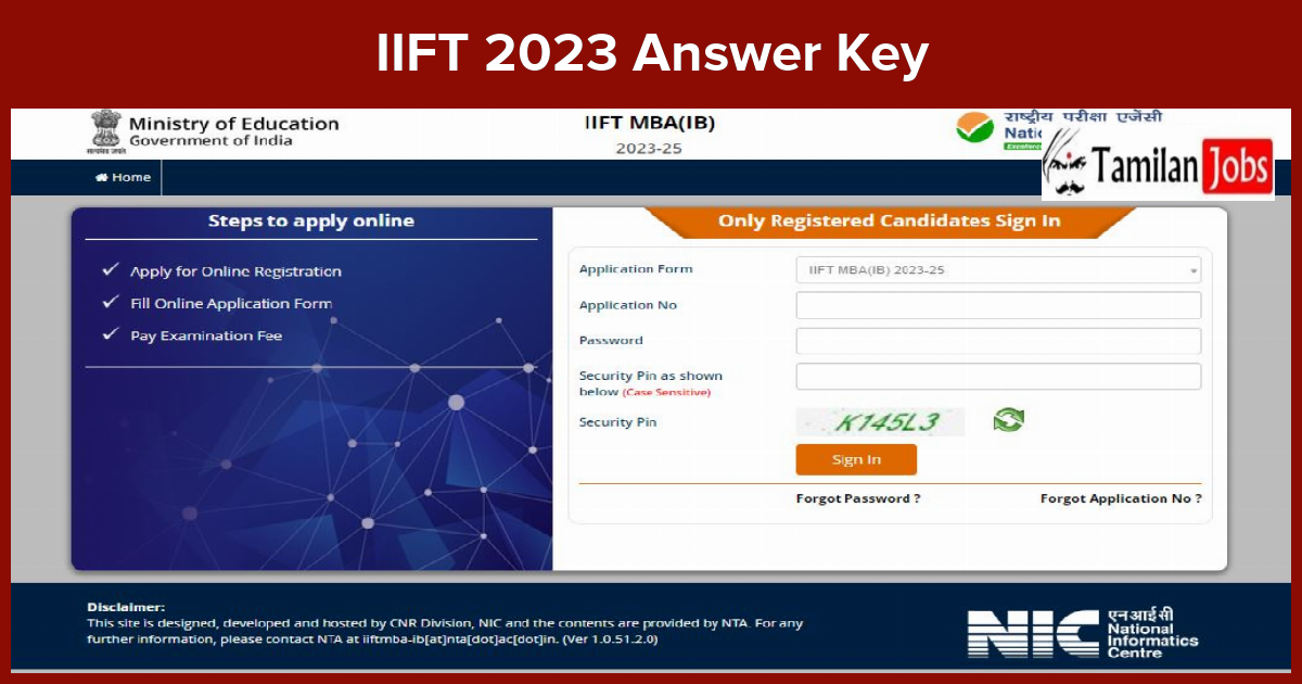 IIFT Answer Key 2023