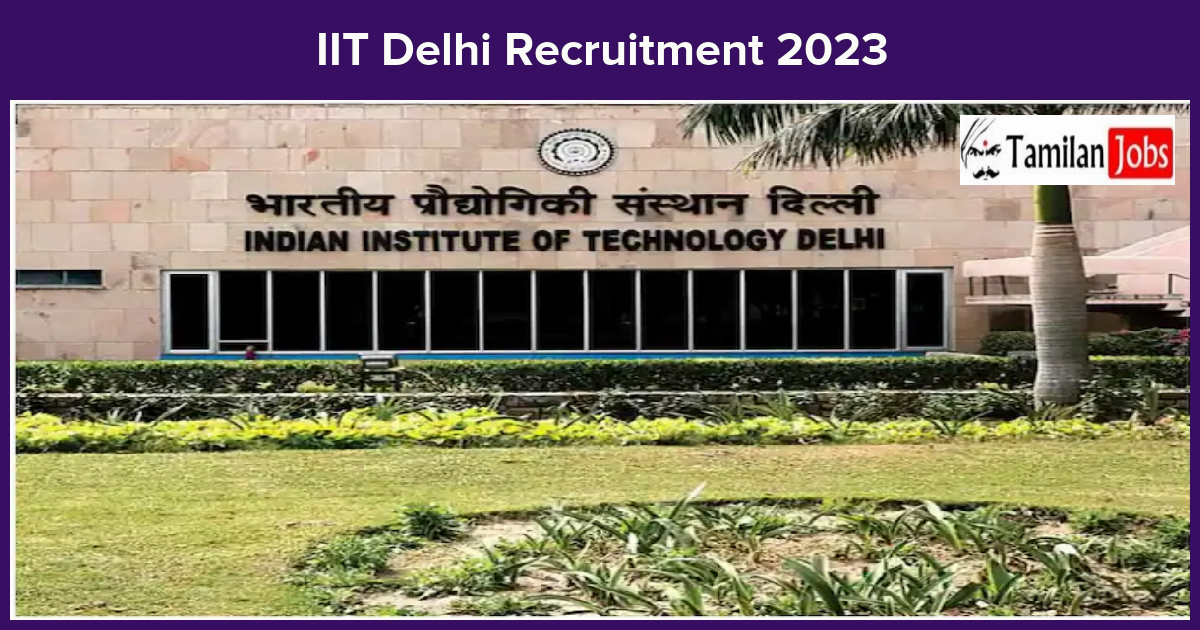 IIT-Delhi-Recruitment-2023
