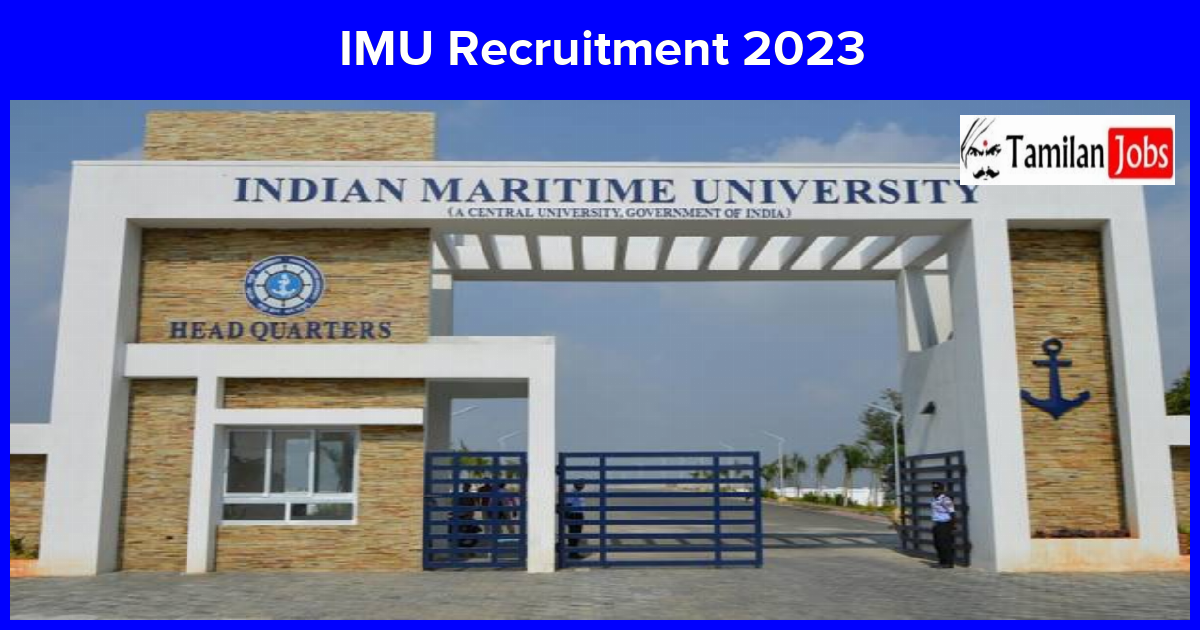 Imu Recruitment 2023