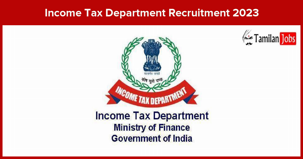 Income-Tax-Department-Recruitment-2023