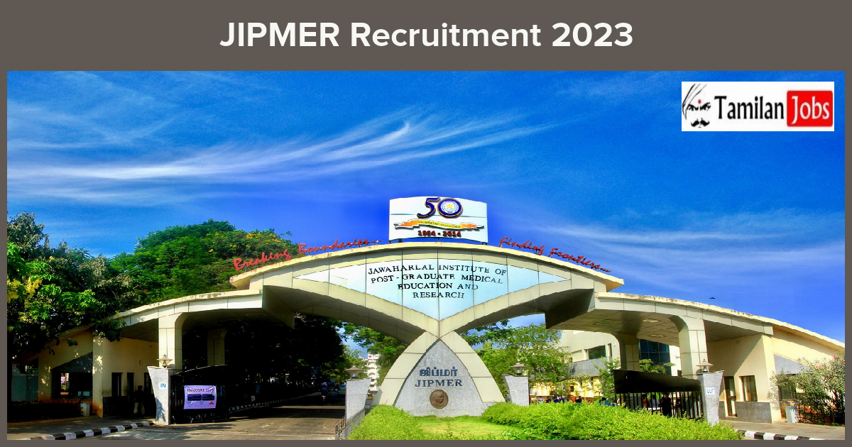 Jipmer-Recruitment-2023