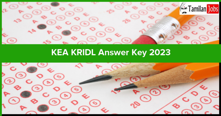 KEA KRIDL Answer Key 2023