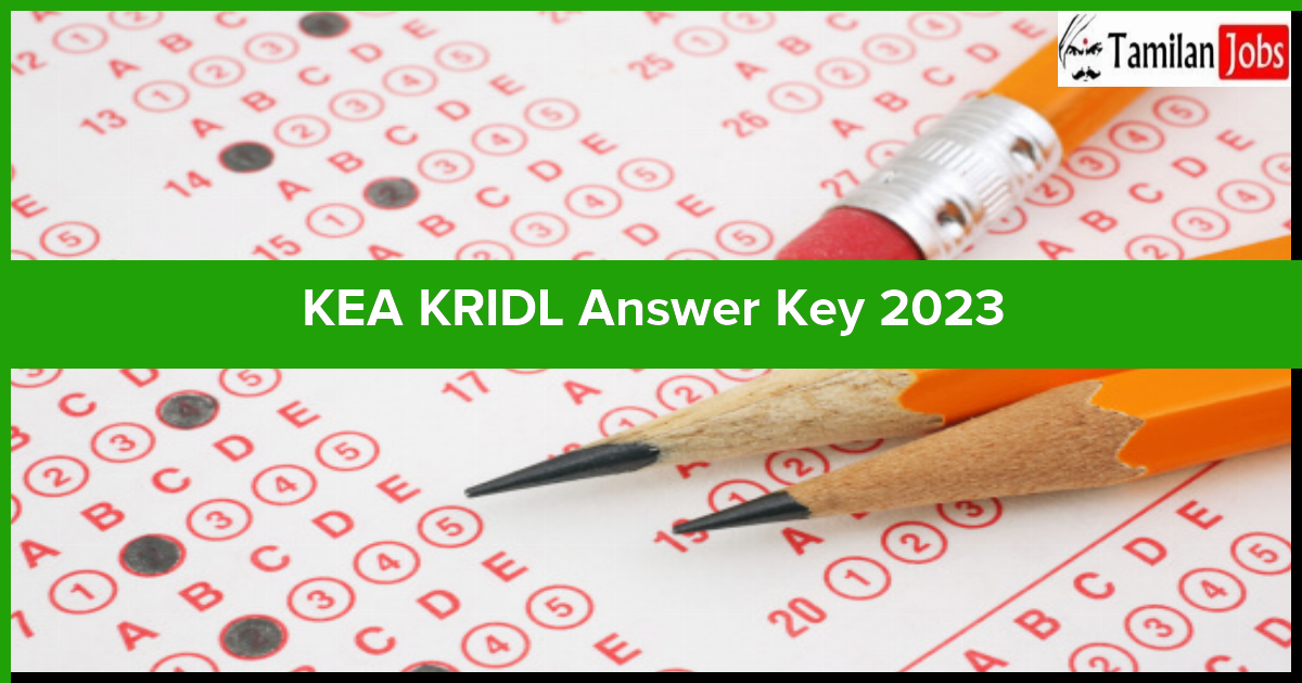 KEA KRIDL Answer Key 2023