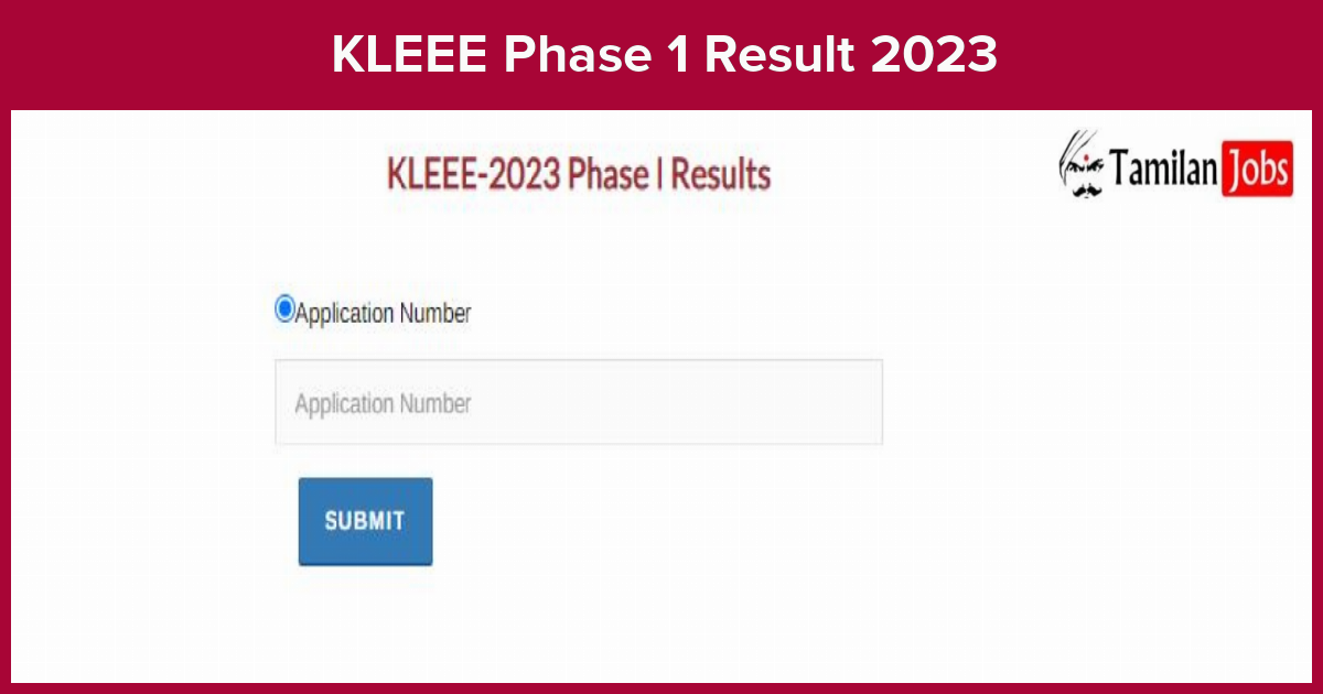 Kleee Phase 1 Result 2023