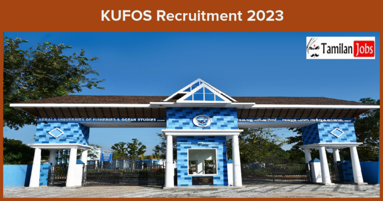 KUFOS Recruitment 2023