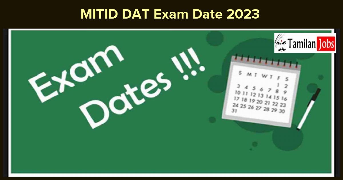 MITID DAT Exam Date 2023 