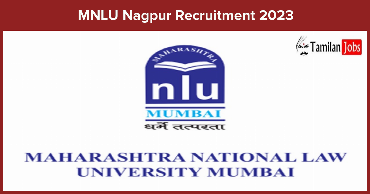 MNLU-Nagpur-Recruitment-2023