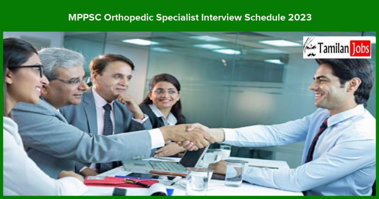 MPPSC Orthopedic Specialist Interview Letter 2023 Check Date Here