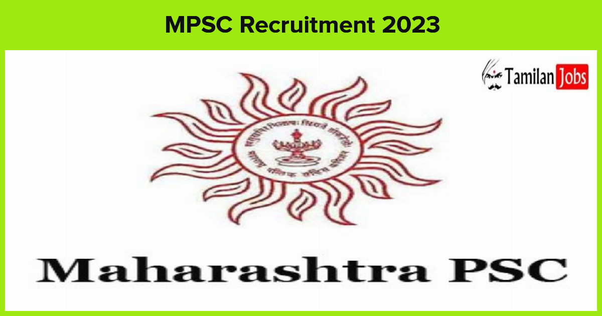 MPSC Recruitment 2023