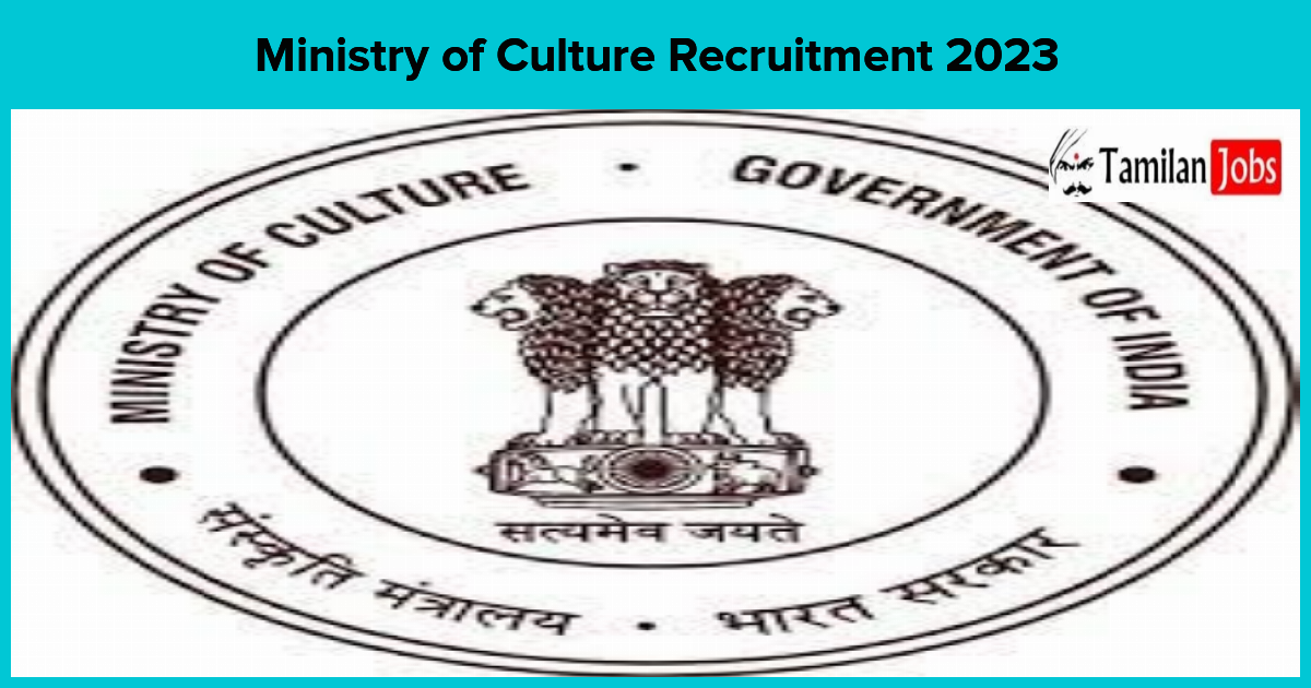 Ministry of Culture Recruitment 2023