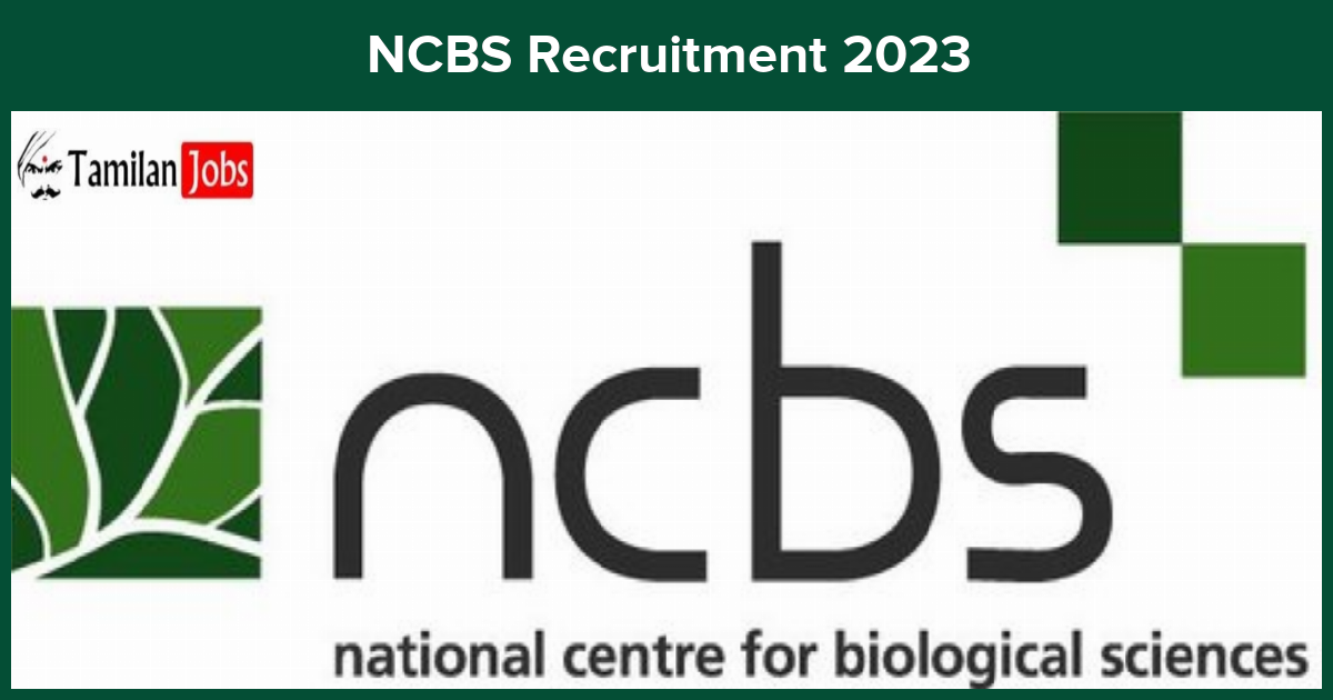 NCBS Recruitment 2023