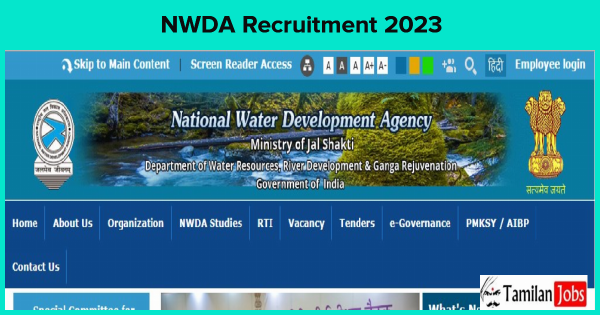 NWDA Recruitment 2023