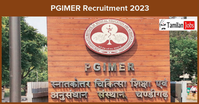 PGIMER-Recruitment-2023