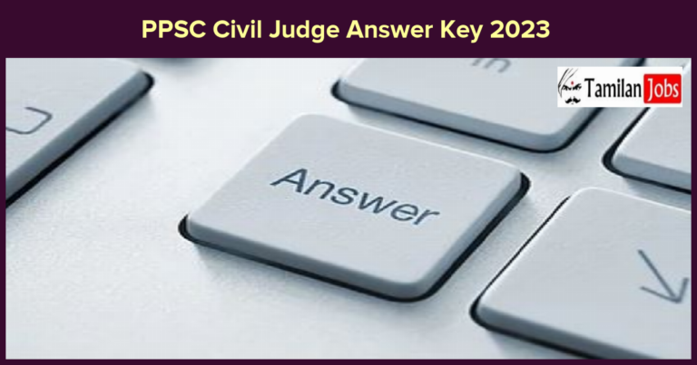 PPSC Civil Judge Answer Key 2023