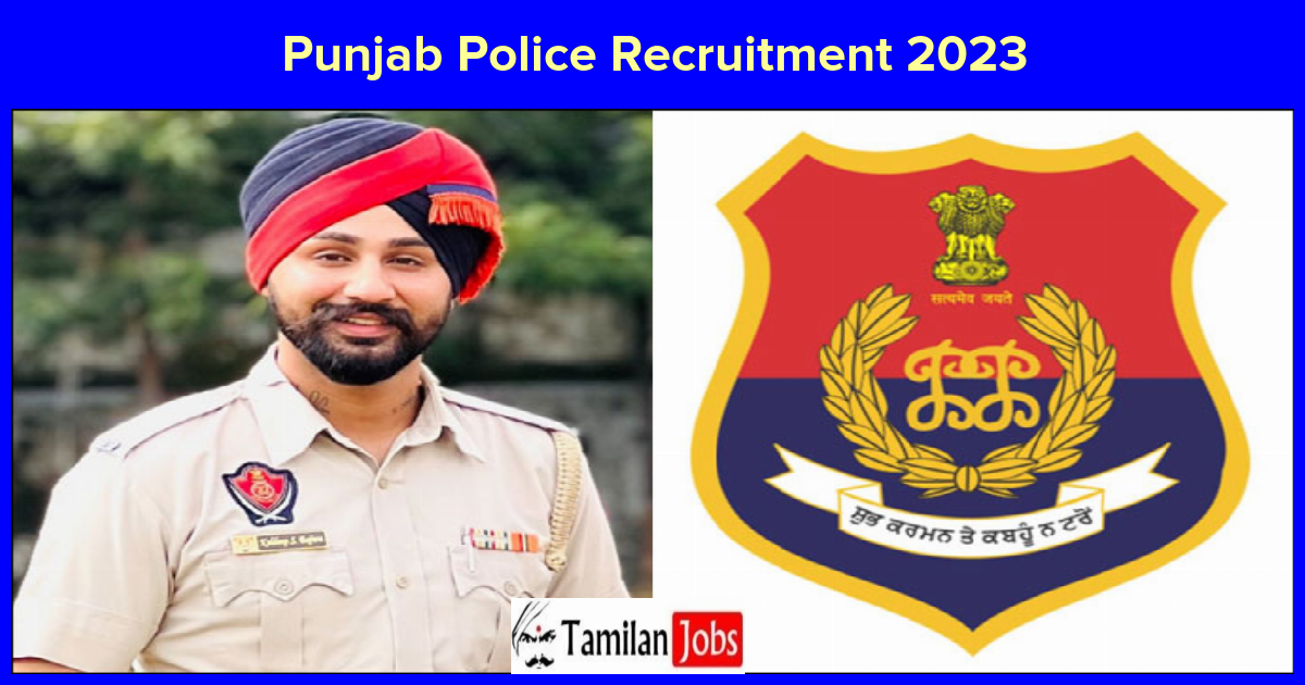 Punjab Police Recruitment 2023