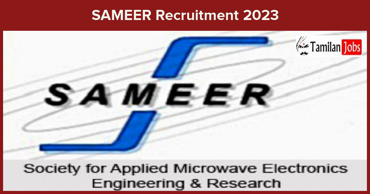 SAMEER-Recruitment-2023