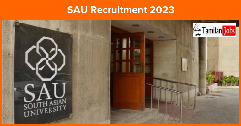 SAU Recruitment 2023