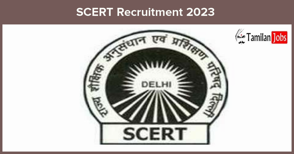Scert-Recruitment-2023