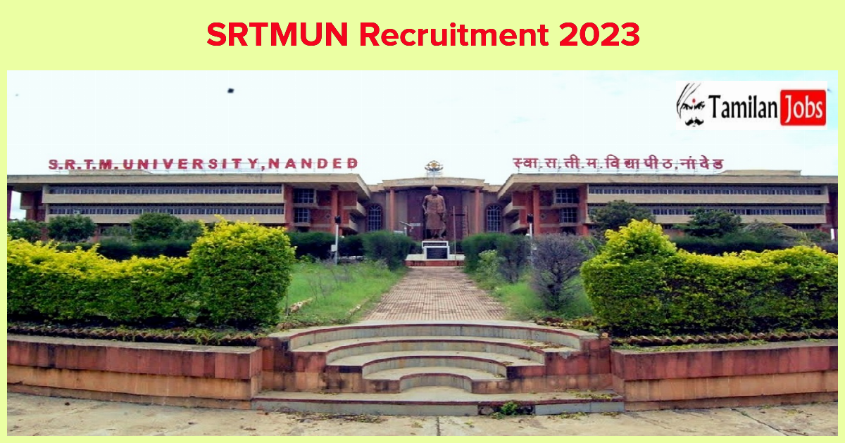 SRTMUN Recruitment 2023_ - Tamilan Jobs SRTMUN Recruitment 2023