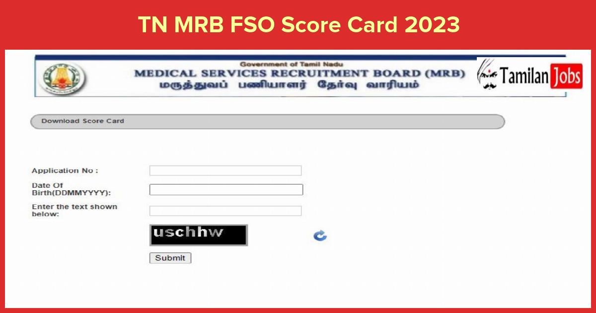 TN MRB FSO Score Card 2023